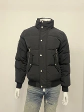 Moose Knuckles Mens HIGH POINT Bomber Black Size XL NWT