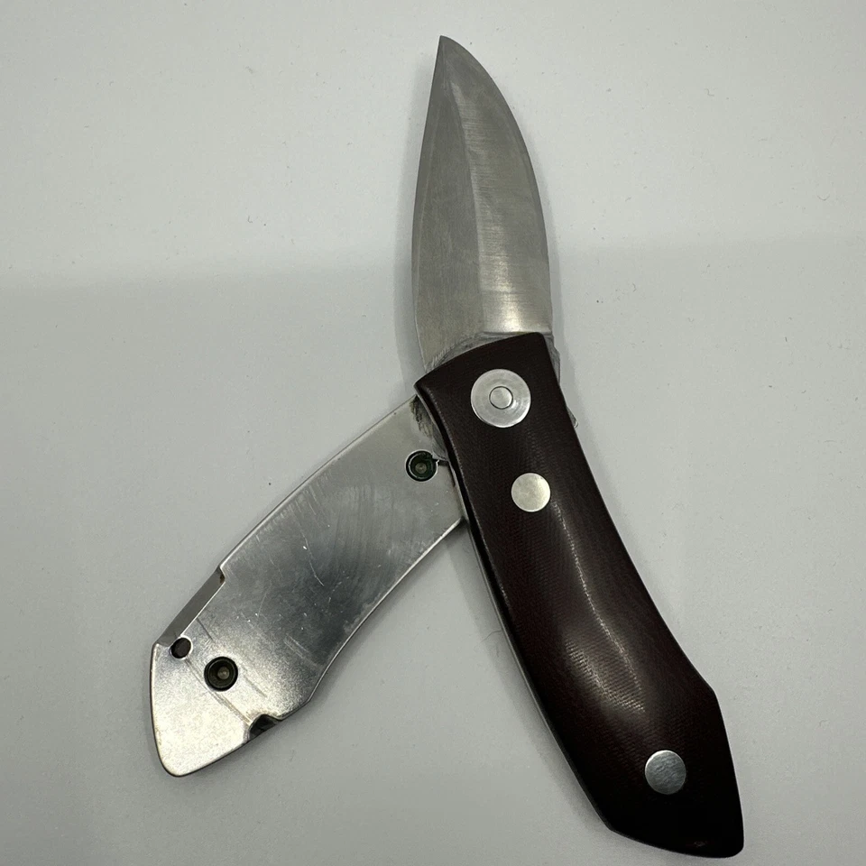 Navaja Antigua Colt Hartford CT – Hoja Drop Point, Mango Micarta - Image 2 of 4