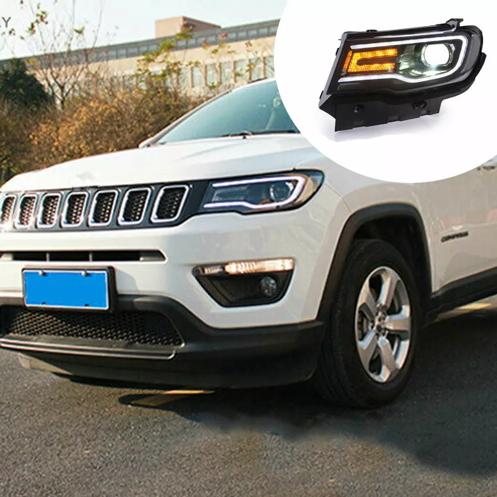 tagfahrlicht für jeep kompass 2017 2018 2019 2020 dynamische gelbe