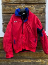Vintage Columbia Bugaboo Jacket Sz M 90s Throwback Men’s Classic 80s Blue Red