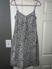 J. Crew Summer dress w/ Spaghetti Straps, lined sz. 4 100% Cotton Multicolor