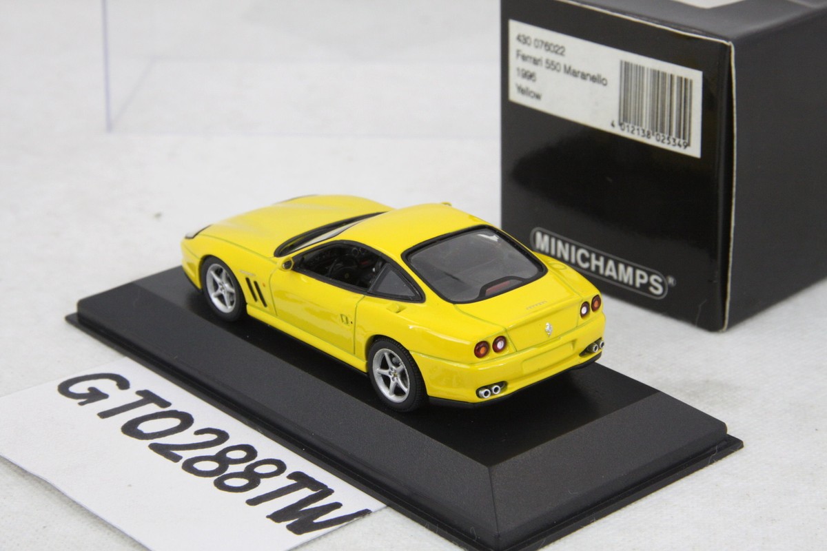 Minichamps 1:43 scale Ferrari 550 Maranello 1996 Yellow (PMA
