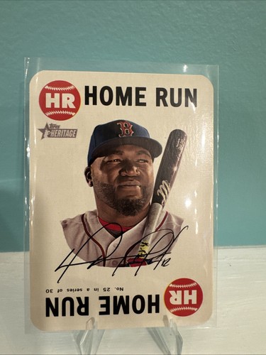 2017 Topps Heritage #25 David Ortiz 1968 Topps Game