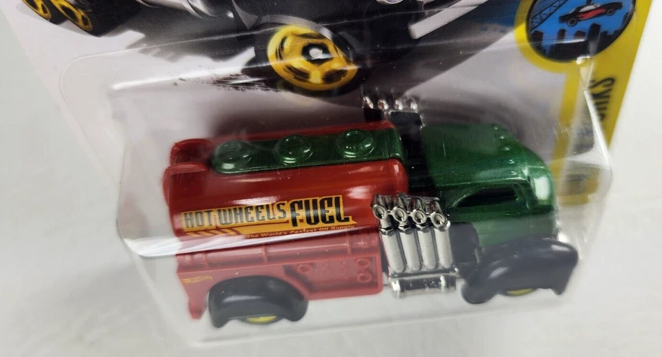 Hot Wheels HW City Works 2016 * Gasificación rápida * 2/10 diecast 167/250 cabina verde Foto 2 de 4