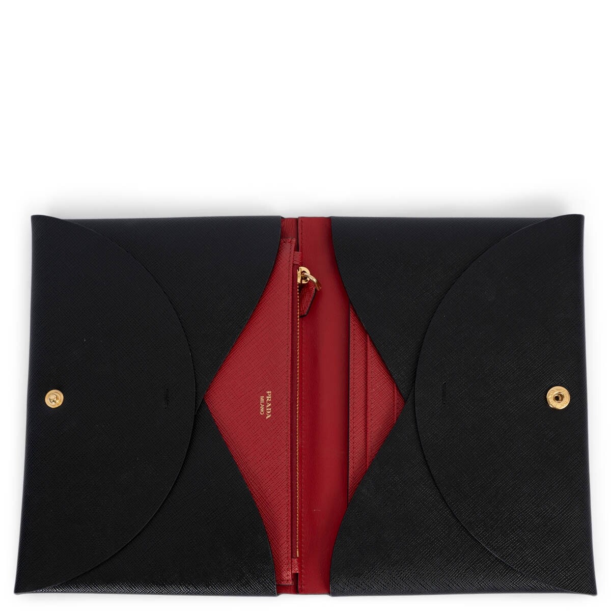 Prada New in box $650 originally. Dark Scarlet high quality leather Size8 fits10 PRADA Runway Burgundy Croc & Black Patent Leather Bag  main image 3