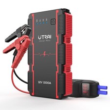 Démarreur Batterie Voiture Booster Hiver Portable 1000A Essence 6L Diesel 4.5L