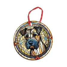 Cesky Terrier Design Holographic Dog Ornament