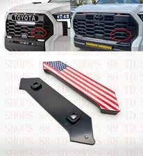 Color Flag ABS Emblem Fit TOYOTA 2022 2023 TUNDRA TRD PRO Front Grill