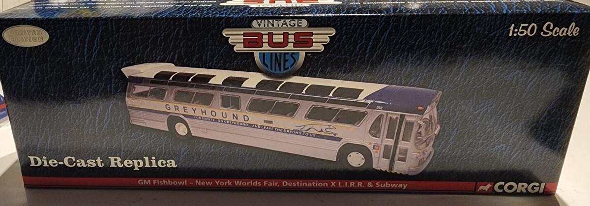 Corgi Bus Lines 1:50 GM Fishbowl NY World's Fair X L.I.R.R.