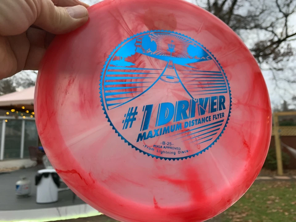 2016 Lightning #1 Driver PFN Swirl (Free Innova Pin) Disc Golf Floats 139G #829 - Image 4 of 4