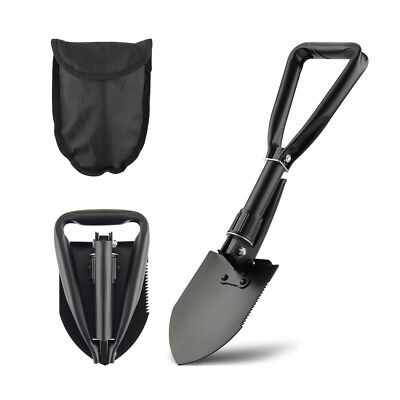 Klappspaten Säge mit Spaten BW Tasche Bundeswehr Outdoor Schaufel Hacke Schüppe