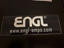 ENGL Guitar Amplifiers 8" X 3" White and Black Sticker