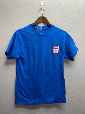 Vintage Ruidoso Paramedics Medic Shirt Humor Joke Blue Tee 90s Small
