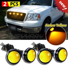 4x Raptor Style LED Amber Grille Lights Kit For Toyota Tacoma TRD Pro 2016-2023