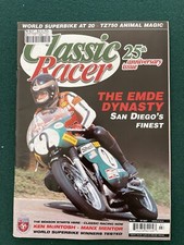 Vintage Motor Cycle Mag Classic Racer Yamaha TZ750 Special Emde Dynasty Manx