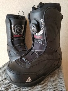 男k2 过境boa 滑雪板靴黑色 Boa 蕾丝系统 尺寸us 7 Ebay