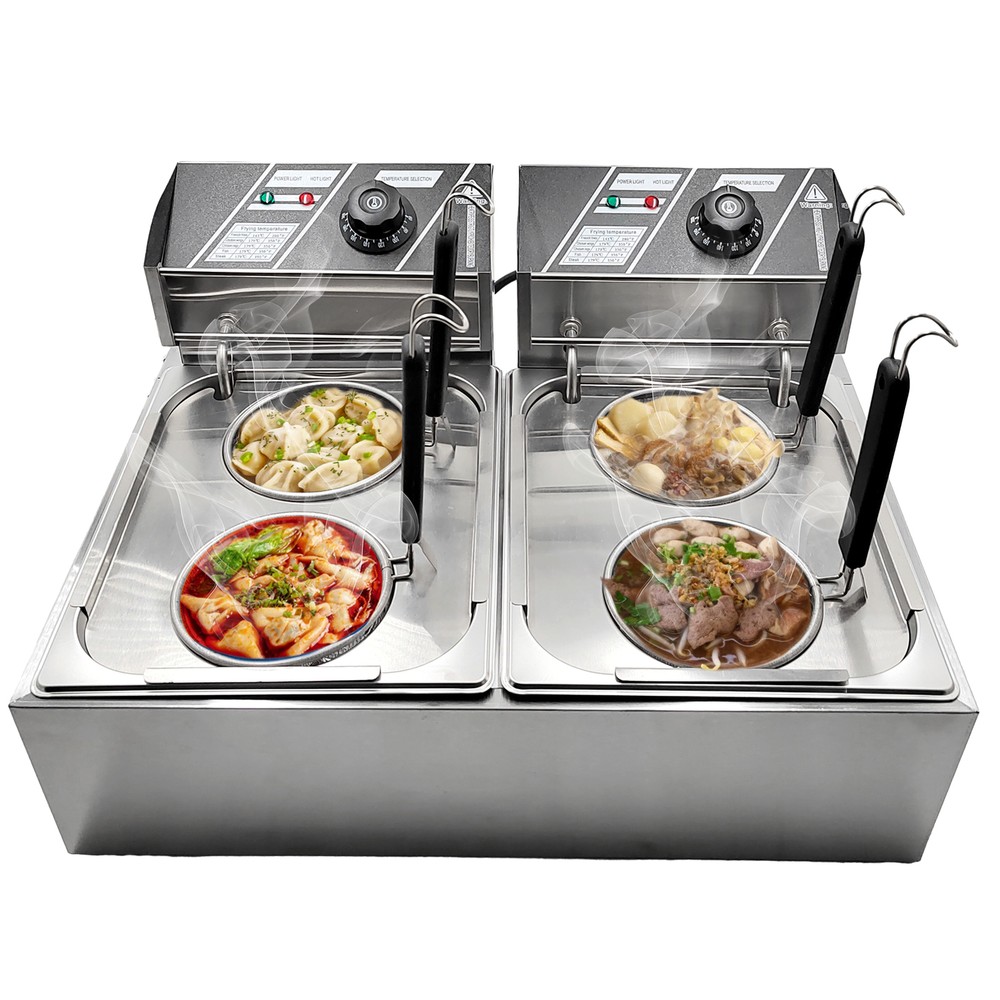 1500W Electric Noodle Cooker with 4 Baskets for Pasta and More