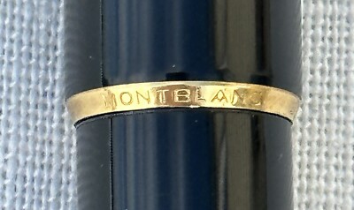 1970's Montblanc No. 320 Fountain Pen, 14k 585 Gold Nib, Fine w