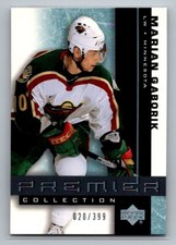 2001-02 UD Premier Collection WILD  #29 MARIAN GABORIK #020/399