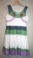 Girls Disney Pixar Buzz Lightyear Toy Story Sleeveless Dress Costume Med M7/8