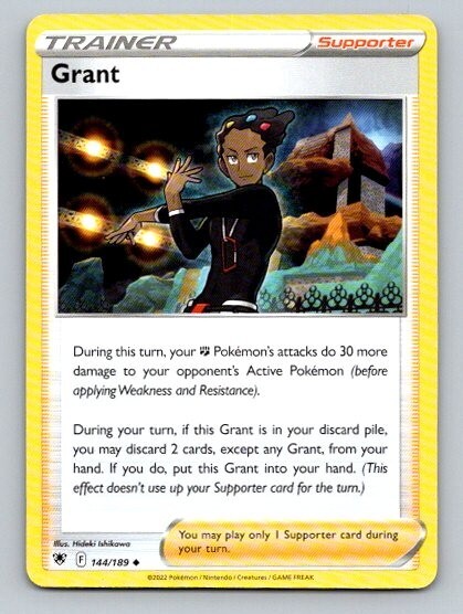 2022 Pokemon Card Astral Radiance Grant 144/189