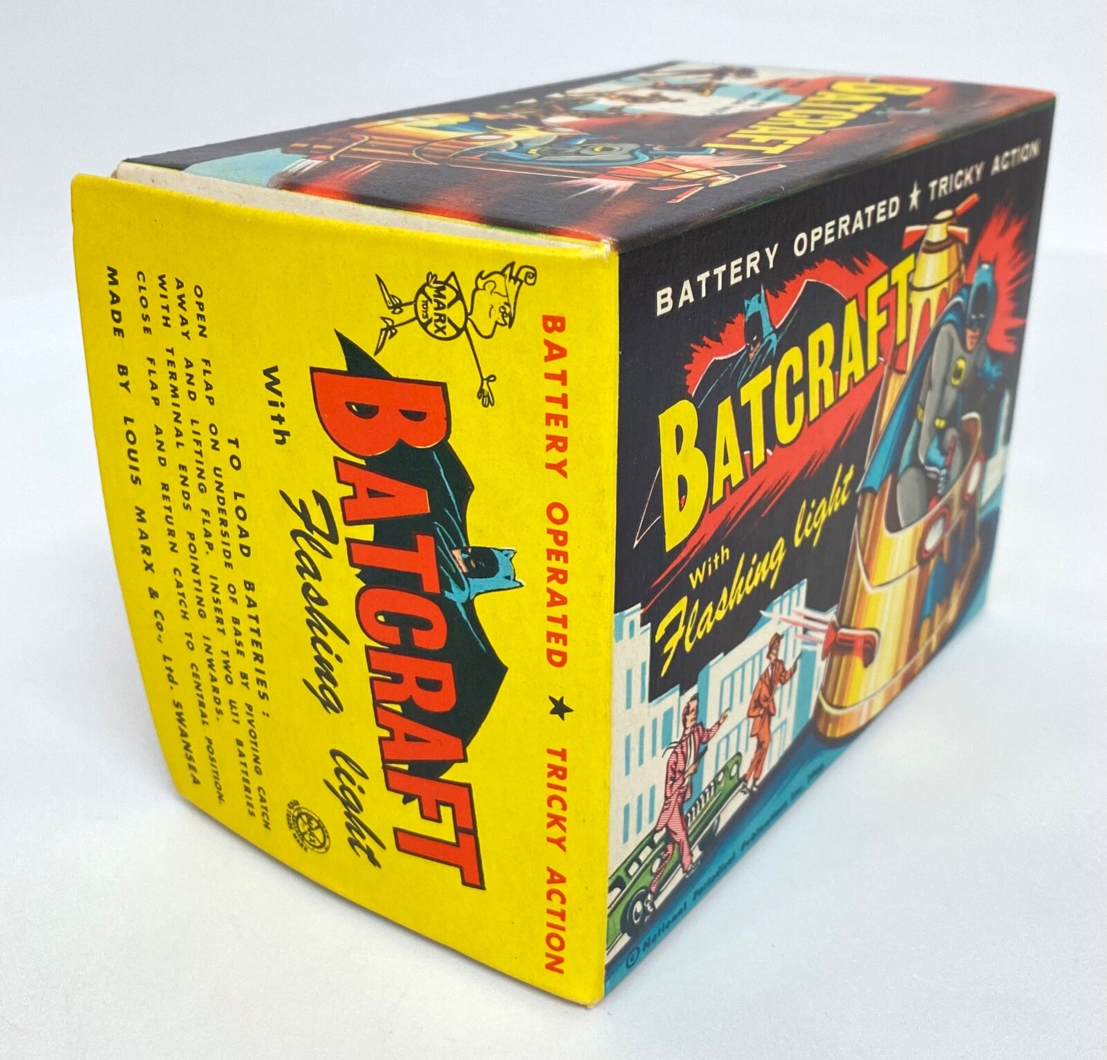 1966 Marx Batman & Robin BATCRAFT Vintage RARE Toy in Box SUPER DUPER ...