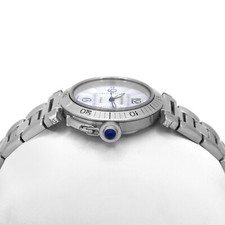 Cartier Pasha 2378 Automatic 38mm White Concentric Dial Cover Crown Steel Watch 4