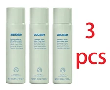 3 PACK! AQUAGE FINISHING SPRAY ULTRA-FIRM HOLD 10 OZ HAIRSPRAY LOT - STRONGER