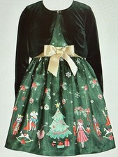 Toddler Girls Bonnie Jean Nutcracker Dress Cardigan Size 2T - NWT