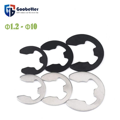 E-Clip E Clips EClips Suspension Shaft Retaining Ring Circlips Φ1.2 Φ1.5 - Φ10 - Photo 6/7