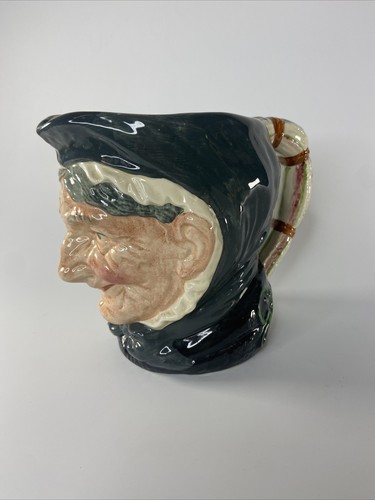 Large Vintage Royal Doulton Granny Toby Mug Pitcher England D5521 Decor Nice - Picture 4 of 10