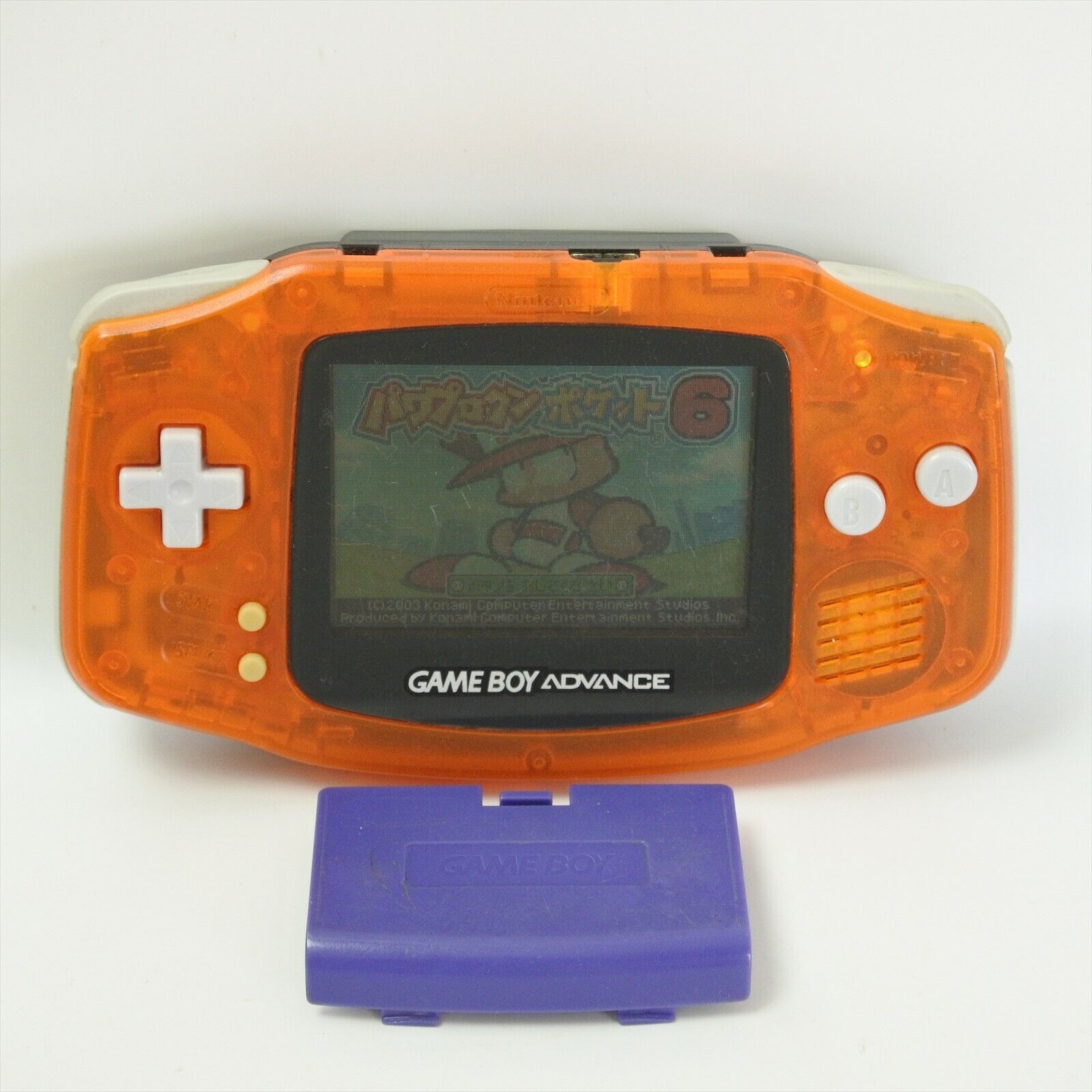 Gameboy Advance Clear Orange and Clear Black Console AGB-001