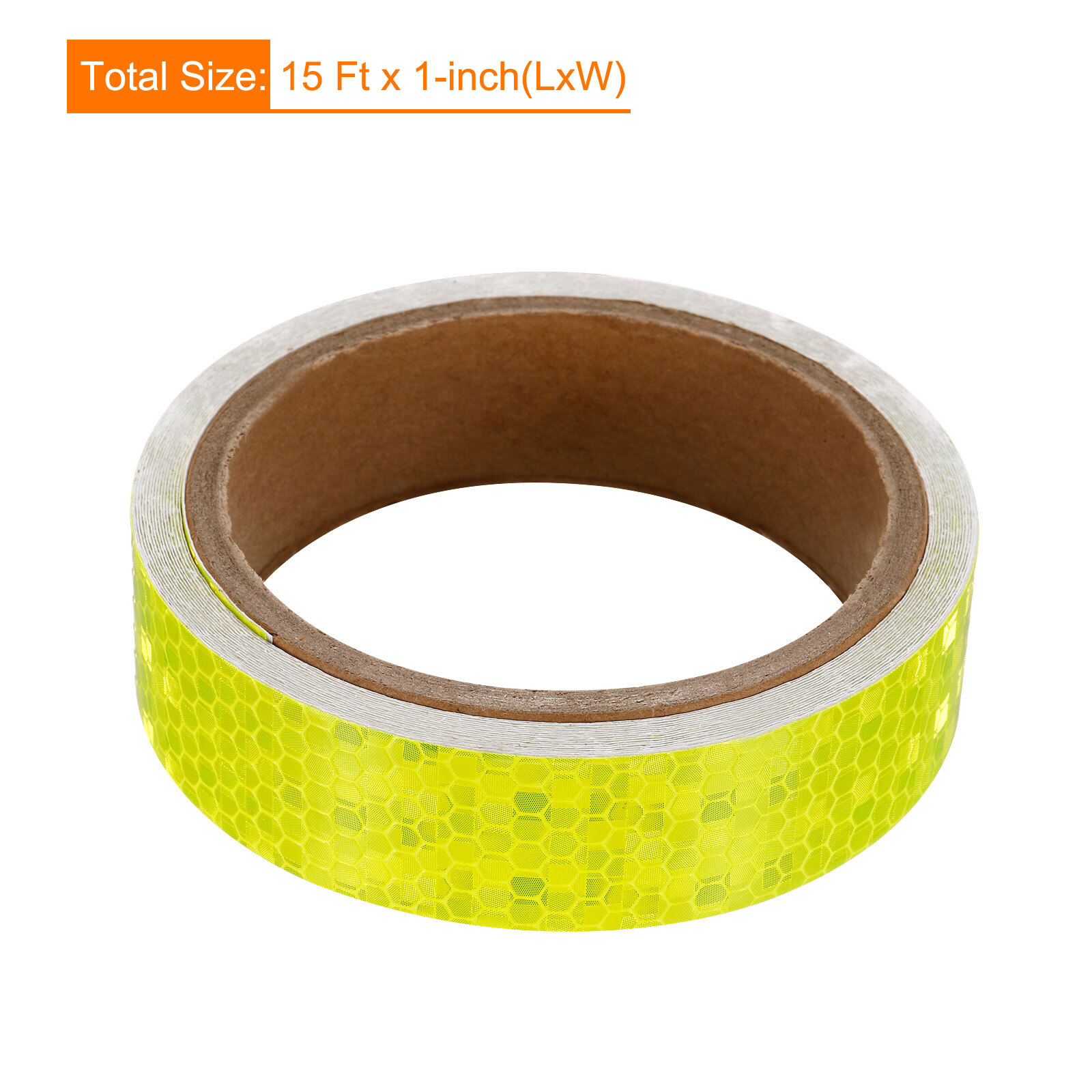 2 Roll Reflective Tape Waterproof Adhesive 15 Ft x 1inch Fluorescence Yellow eBay