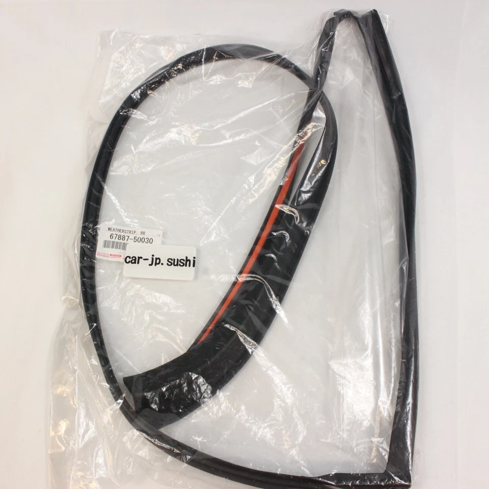 JUEGO DE IMPERMEABILIZACIÓN PUERTA TRASERA TOYOTA LEXUS LS430 UCF30L 01-06 genuino Nº2 izquierda y derecha Foto 4 de 4