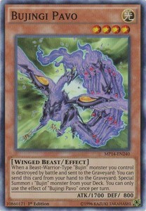 Bujingi Pavo - MP14-EN240 - Super Rare - 1st Edition x3 - Near Mint