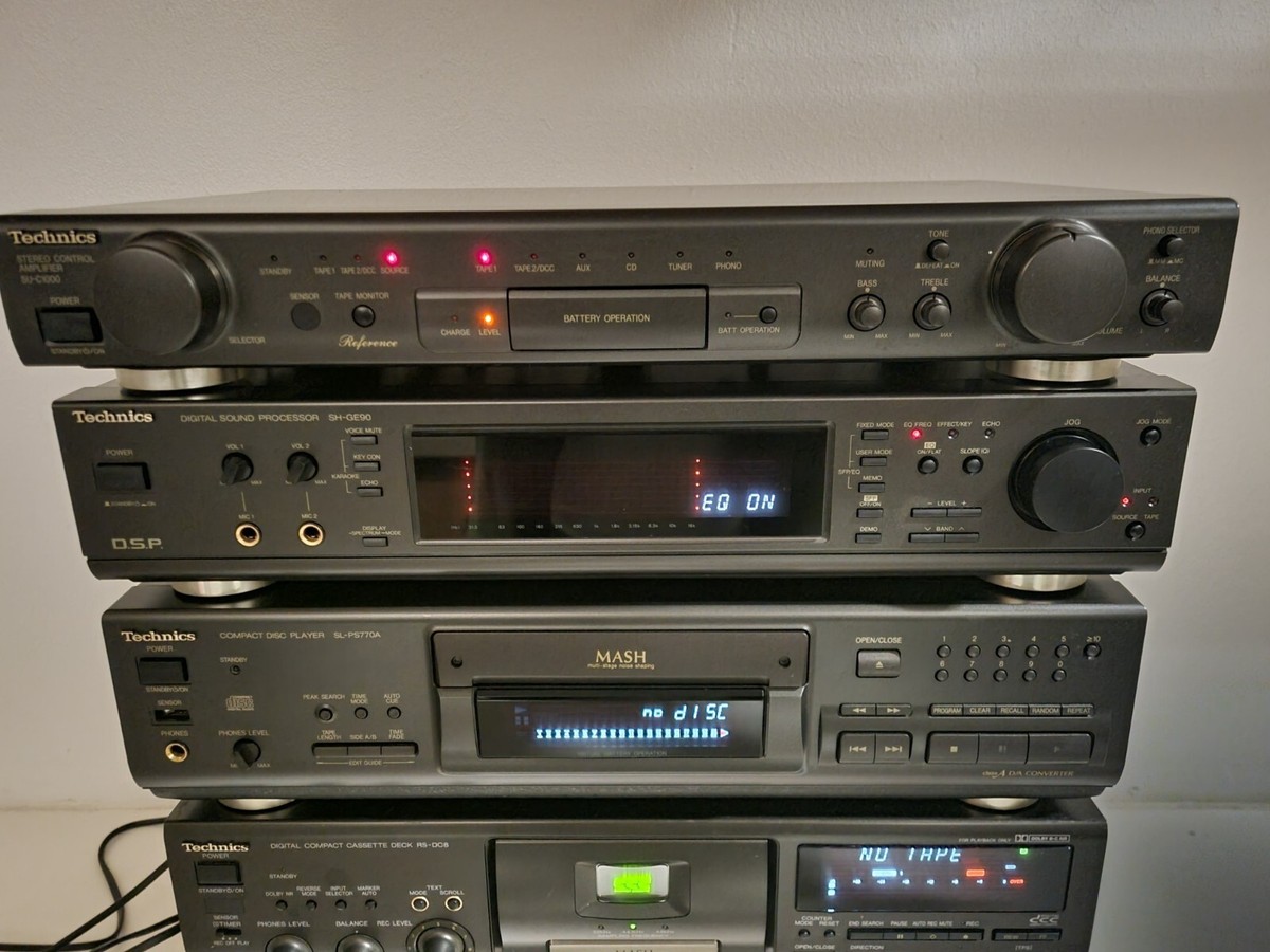 Technics SU-C1000 pre amp-SH-GE90-SL-PS770A cdp - RS-dc8