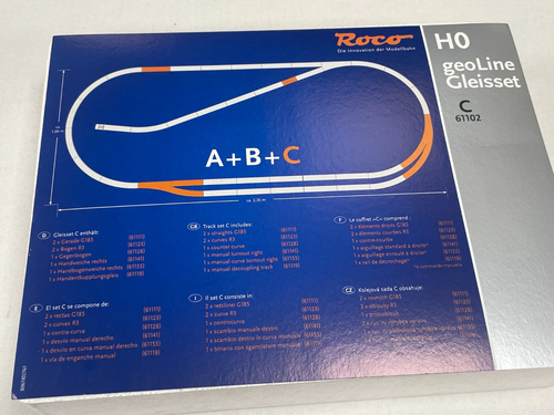 ROCO Geoline HO 61102 - Track set C - NEW - Imagen 5 de 5