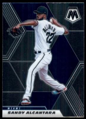 2021 Panini Mosaic Sandy Alcantara Miami Marlins #90