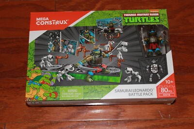 Mega Construx TMNT DXF18 Samurai Leonardo Battle Pack - New