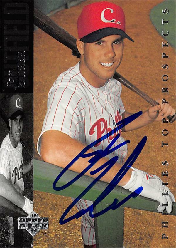 Jon Zuber autographed Baseball Card Phillies 1993 Upper Deck Top Prospects #199