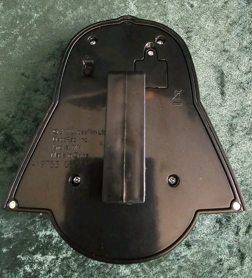 Star Wars Darth Vader Sonido Respirador Fiesta de Cumpleaños Decoración de Pasteles Foto 3 de 4