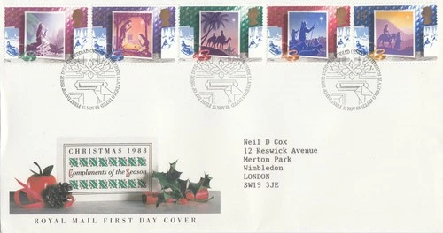 Christmas GB RM FDC Bethlehem 1988 CLEARANCE  (131965)