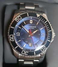 Victorinox Swiss Army Maverick Mechanical Automatic Blue Dial 43m 241706 BOX SET