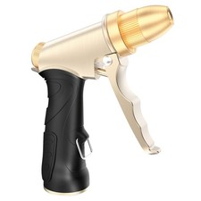 Garden Hose Nozzle Heavy Duty, Metal Hose Sprayer Nozzle with High Pressure, ...