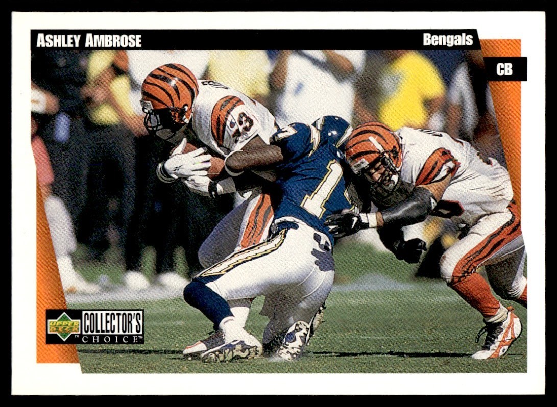 1997 Collector's Choice Ashley Ambrose Cincinnati Bengals #103 16357