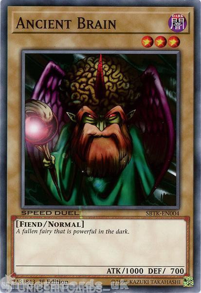 SBTK-EN004 Ancient Brain Common 1st Edition Mint YuGiOh Card