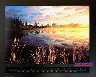 Nature s Wonders  Cloud Reflection  24 x 30 Poster