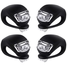 Bicycle Light Front and Rear Silicone LED Bike Light Set - Headlight and Tail...