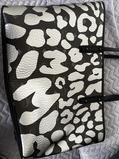 Mcm Handtasche Leomuster Schwarz Silber
