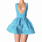 Jazzie Overall Shorts Blue Shortalls Barbie Cousin Doll Clothes Vintage 1980s